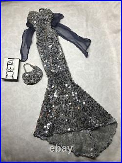 16 Artisan Joe Tai Outfit For Tonner Tyler Gene Doll Silver Sequined Gown H14