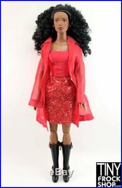16 Tonner AA Black Curly Hair Sequinned Outfit Pre-Loved Dressed Doll