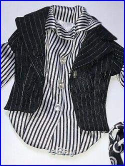 16 Tonner Ellowyne Wilde Wall street Woes 2007 Pinstriped Suit Skirt Outfit