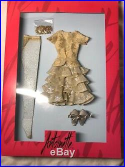 16 Tonner Outfit Antoinette Brilliant Fabulous Gold Glitter DressMint NRFB #T