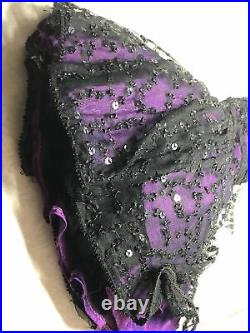 16 Tonner Outfit Witchs Cotillion Wizard Of Oz Wicked! Purple Goth Gown 21