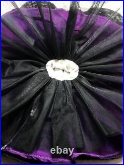 16 Tonner Outfit Witchs Cotillion Wizard Of Oz Wicked! Purple Goth Gown 21