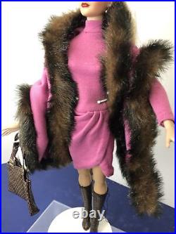 16 Tonner Tyler Wentworth Sydney Chase Doll OOAK outfit Blonde Fur Coat #T