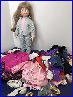 17 Tonner Magic Attic Doll Lot Blonde Girl With Extra Clothing Lot Outfits #o