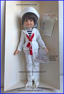 1997 Tonner 14 Betsy McCall Sailor LE 100 Modern Doll Convention SIGNED New