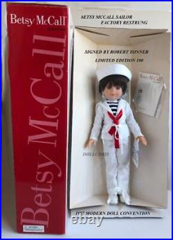 1997 Tonner 14 Betsy McCall Sailor LE 100 Modern Doll Convention SIGNED New