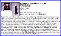 2001 Tonner's Tyler Weekend in Washington DC Gift Set 16 doll, outfits LE 250