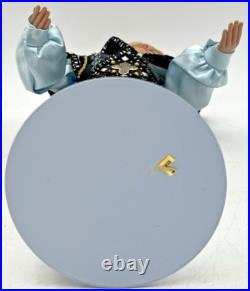 2003 Tonner Male 17 Doll Blonde Hair In Black, Gold, Blue Unmarked Outfit