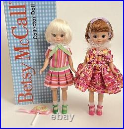 2 Beautiful Tonner Tiny Betsy McCall 8 Doll Spring Summer Dress