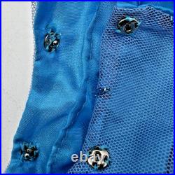 2 MS DEE DOLL DRESSES BLUE With RHINESTONES, LACE, GLITTER FIT LARGER TONNER DOLLS 2 MS DEE DOLL DRESSES BLUE With RHINESTONES, LACE, GLITTER FIT LARGER TONNER DOLLS