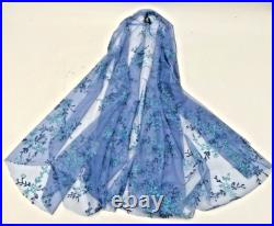 2 MS DEE DOLL DRESSES BLUE With RHINESTONES, LACE, GLITTER FIT LARGER TONNER DOLLS 2 MS DEE DOLL DRESSES BLUE With RHINESTONES, LACE, GLITTER FIT LARGER TONNER DOLLS