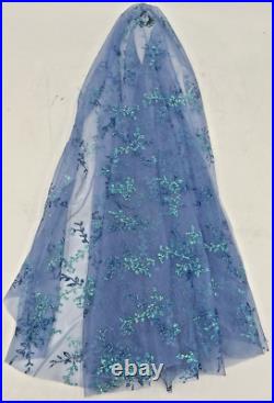 2 MS DEE DOLL DRESSES BLUE With RHINESTONES, LACE, GLITTER FIT LARGER TONNER DOLLS 2 MS DEE DOLL DRESSES BLUE With RHINESTONES, LACE, GLITTER FIT LARGER TONNER DOLLS