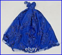 2 MS DEE DOLL DRESSES BLUE With RHINESTONES, LACE, GLITTER FIT LARGER TONNER DOLLS 2 MS DEE DOLL DRESSES BLUE With RHINESTONES, LACE, GLITTER FIT LARGER TONNER DOLLS
