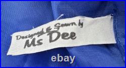 2 MS DEE DOLL DRESSES BLUE With RHINESTONES, LACE, GLITTER FIT LARGER TONNER DOLLS 2 MS DEE DOLL DRESSES BLUE With RHINESTONES, LACE, GLITTER FIT LARGER TONNER DOLLS