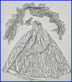 3 Ms Dee Doll Dresses Teal & Green Sequin, Silver Glitter Fit Larger Tonner Doll