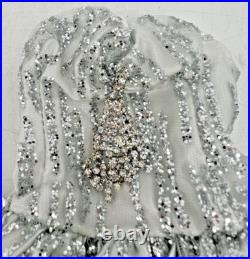 3 Ms Dee Doll Dresses Teal & Green Sequin, Silver Glitter Fit Larger Tonner Doll