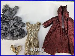 3 Outfits For Tonner 13 Girl Dolls Velvet Dazzle Midas Touch Silver Shimmer