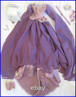 Attic Goddess Evangeline Ghastly Tonner Doll Outfit Wilde Imagination Purple