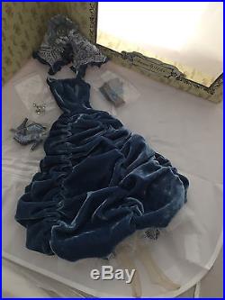 Behind Blue Eyes OUTFIT Tonner Ellowyne Wilde doll fashion blue gown, shawl