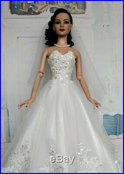 Berlicy WEDDING DRESS Outfit for dolls 22 TONNER American model