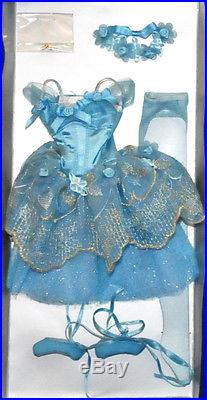 Blue Bell outfit Tonner 16 Fits Tyler body with ballet feet Nu Mood NRFB Parker