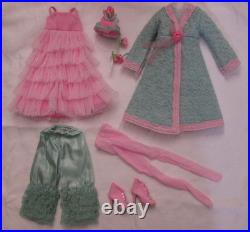Charming Miette Tonner Wilde Imagination Doll Outfit Chic Teal Pink Dress Shoes