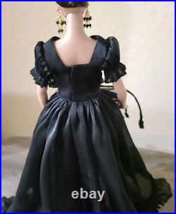 DRESS V-NECK SLANT-CUT TRAIN WithSHOES, STOCKINGS EARRING FOR TONNER TYLER (E56)