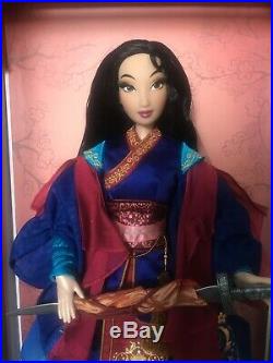 Disney Store 17 limited edition MULAN Doll With Extra Tonner Geisha Outfit