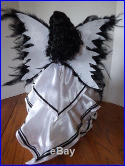Evangeline Ghastly OOAK Angel Wing Outfit Black & White