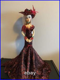 Evangeline Ghastly Ooal Handmade Red Christmas