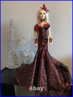 Evangeline Ghastly Ooal Handmade Red Christmas