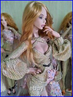 Gold Lux Collection Of Gorgeous Outfits For 16 Fashion Dolls And 1/4 Art Dolls