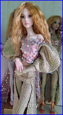 Gold Lux Collection Of Gorgeous Outfits For 16 Fashion Dolls And 1/4 Art Dolls