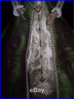 Historical Outfit Ooak Handmade For 16 Tonner Doll Renaissance Gown