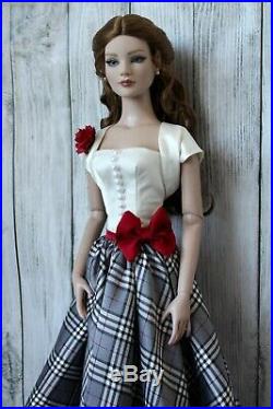 Handmade clothes for Tonner doll. Outfit dress gown for American Model doll