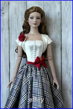Handmade clothes for Tonner doll. Outfit dress gown for American Model doll