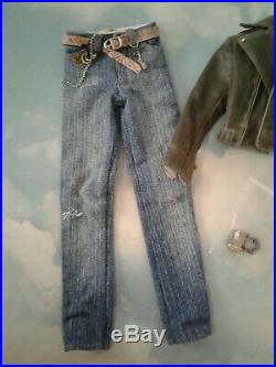 James Twilight OUTFIT Clothes 18 Matt Tonner Dolls Rare Leather Jacket Jeans