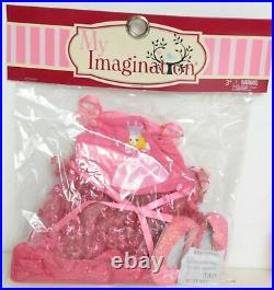 MY IMAGINATION STARTER 18 BLONDE Dressed Play Doll TONNER + 4 More OUTFITS NEW