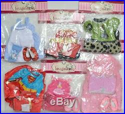 MY IMAGINATION STARTER 18 BLONDE Dressed Play Doll TONNER + 6 More OUTFITS NEW