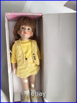 Magic Attic Club Doll Megan Yellow Outfit In Original Pink Box Vintage