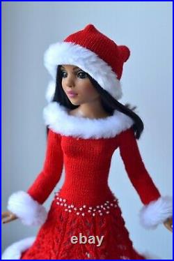 Merry Christmas and Happy New year! Knit outfit for Tonner Ellowyne Wilde 16