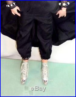 Midnight Silver Steampunk Ellowyne Wilde Tonner 16 Doll in OOAK Fashion Outfit