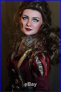 OOAK Tonner doll DRESSED repaint Once Upon A Time BELLE WARRIOR OUTFIT OUAT