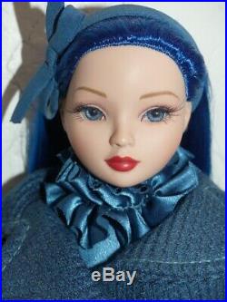 Ooak Ellowyne A Case Of The Blues With Glass Eyes In Complete Outfit