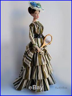 Outfit/Dress Green Stripe OOAK Handmade for Tonner doll 16 Tyler