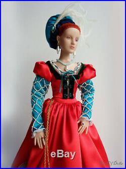 Outfit/Dress OOAK Handmade Renaissance for Tonner doll 16 Antoinette /Cami/Jon