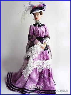 Outfit/Dress OOAK Handmade Violets for Tonner doll 16 Tyler