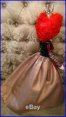 RARE Tonner Alice n Wonderland Queen of Hearts Disney Outfit no doll HARD T FIND