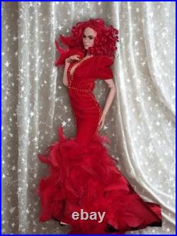 RED CAPRICE Gown For Inamorata Iplehouse Fashion, Amicus, KD, Tonner Dolls