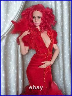RED CAPRICE Gown For Inamorata Iplehouse Fashion, Amicus, KD, Tonner Dolls
